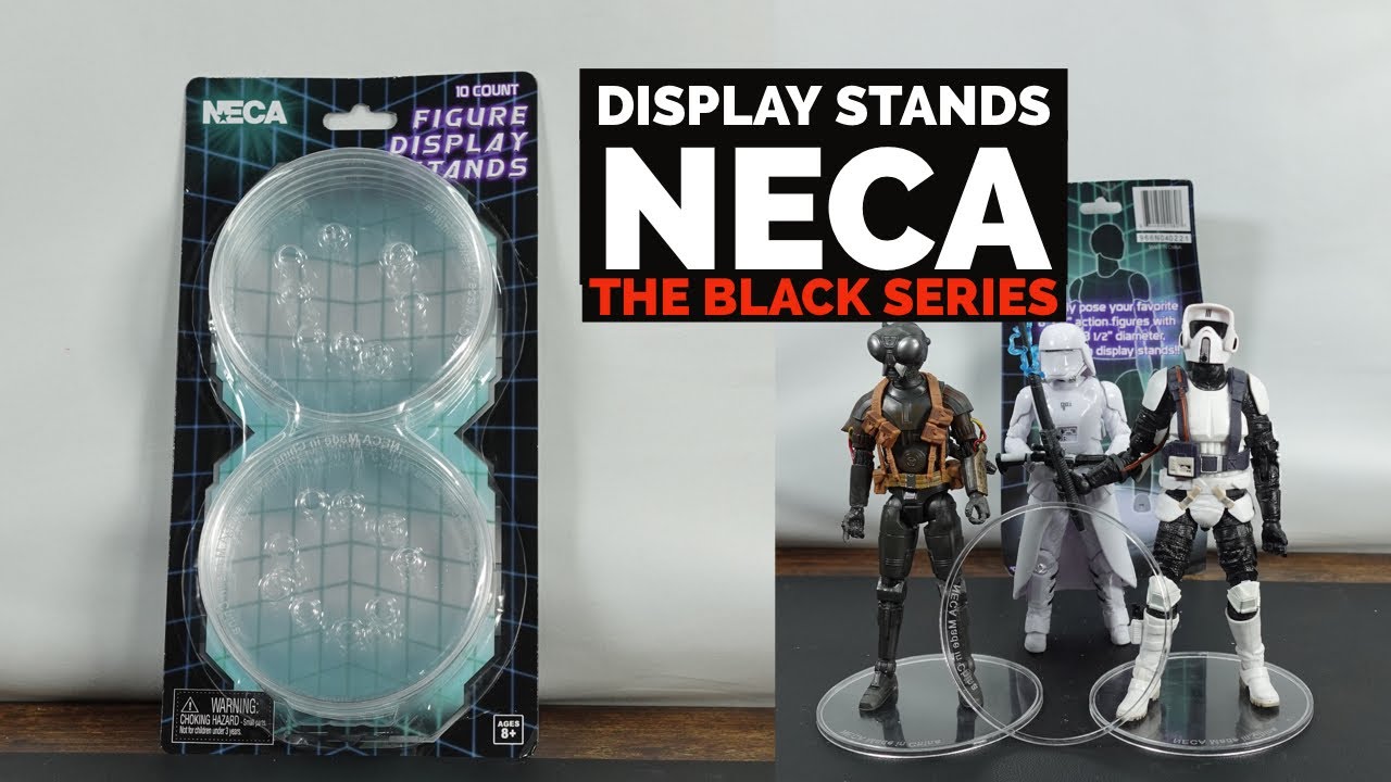 NECA Action Figure Display Stands - Do they work for Star Wars The Black Series 6