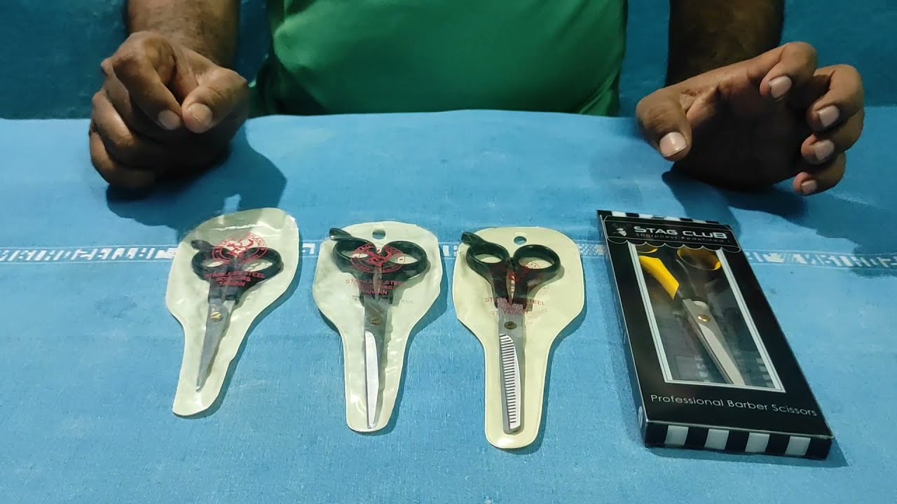 Professional Barber  Beauty Parlour Hair Cut  Scissors. Stag Club