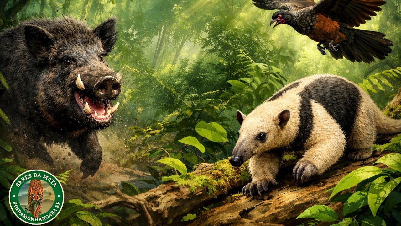 Monitoramento de fauna Pindamonhangaba SP e região. Registro exclusivo de um Tamanduá mirim.
