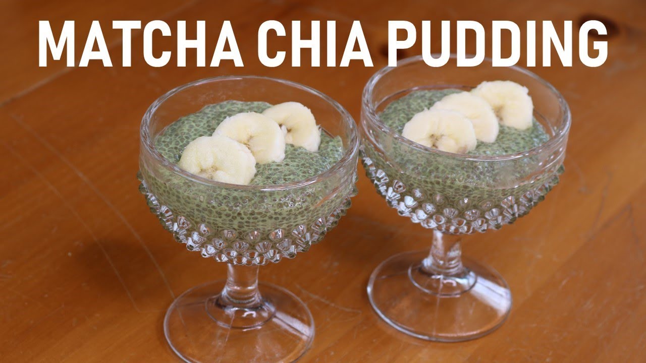 Matcha Green Tea Chia Seed Pudding