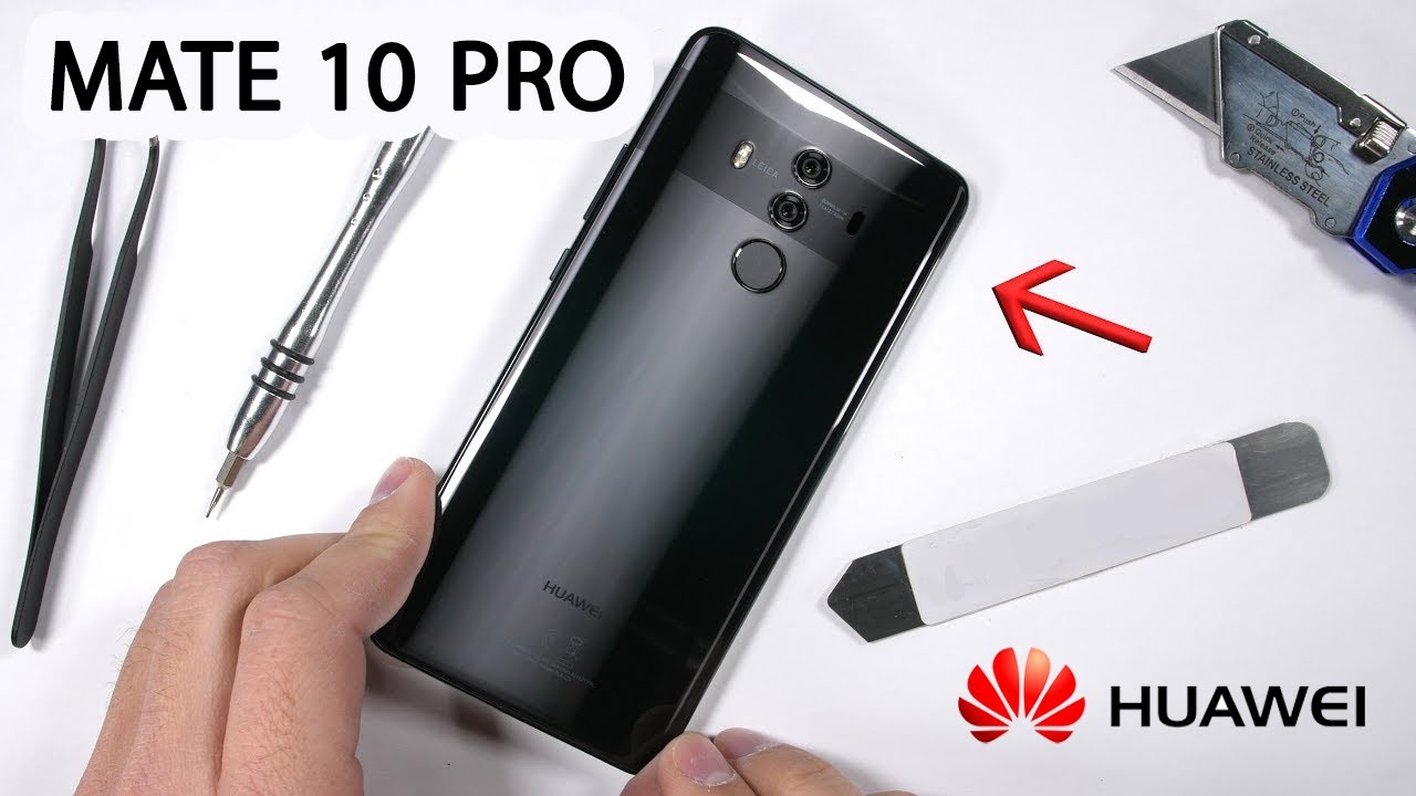 تغيير مايكروفون و الغطاء الخلفي لهاتف Huawei mate 10 pro