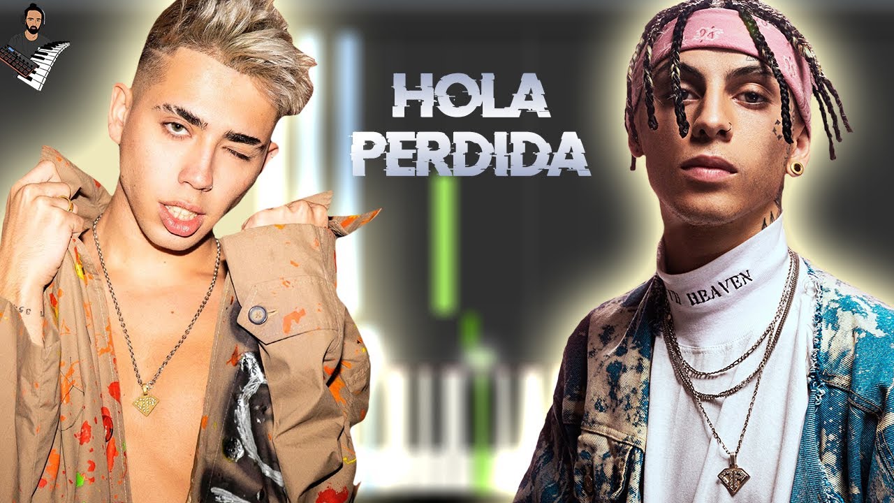 Luck Ra, Khea - HOLA PERDIDA | Instrumental Piano Tutorial / Partitura / Karaoke / MIDI