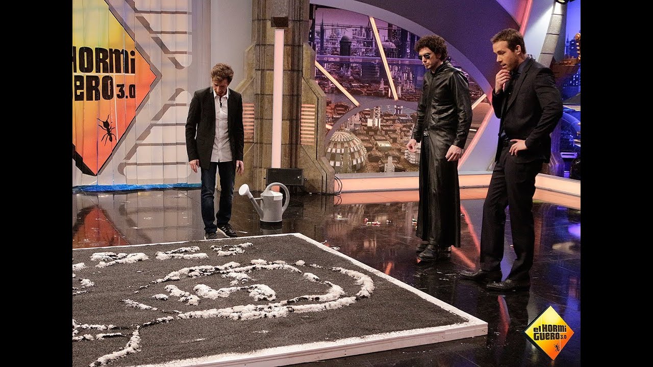 El Hormiguero 3.0 - Ryan Reynolds en un cuadro de arena