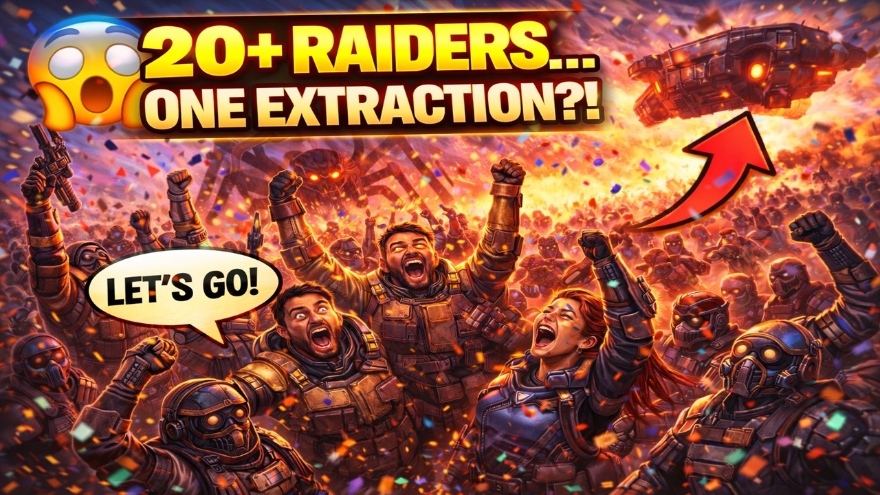 20+ Raider Extraction...AT SAME TIME!?!
