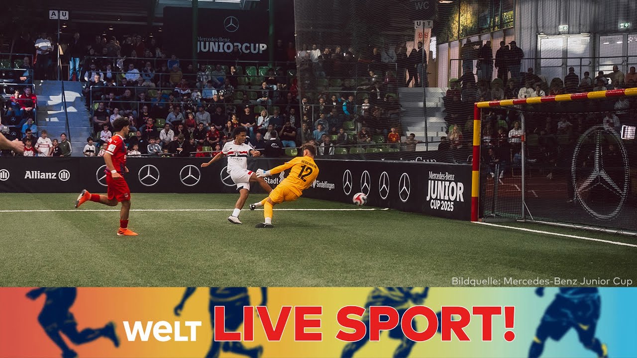 WELT SPORT LIVE: Hallenzauber! Der Junior Cup mit dem FC Bayern, VfB Stuttgart und Co.!