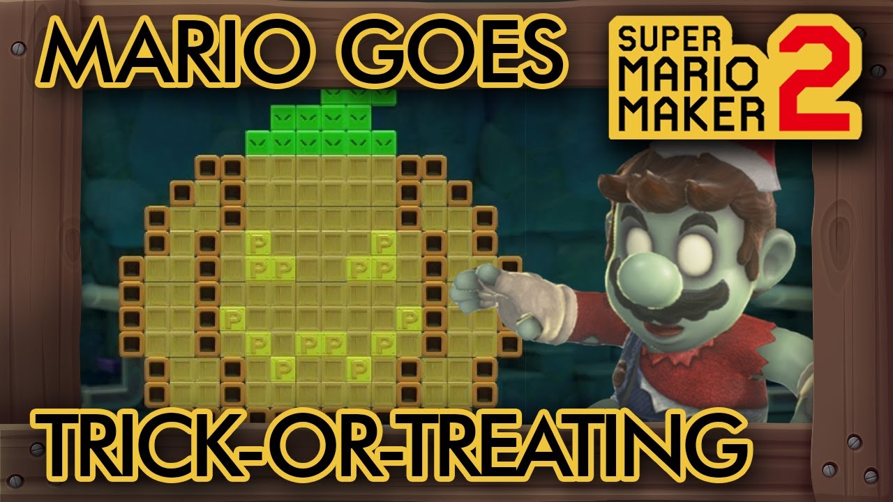 Super Mario Maker 2 - Mario Goes Trick-or-Treating