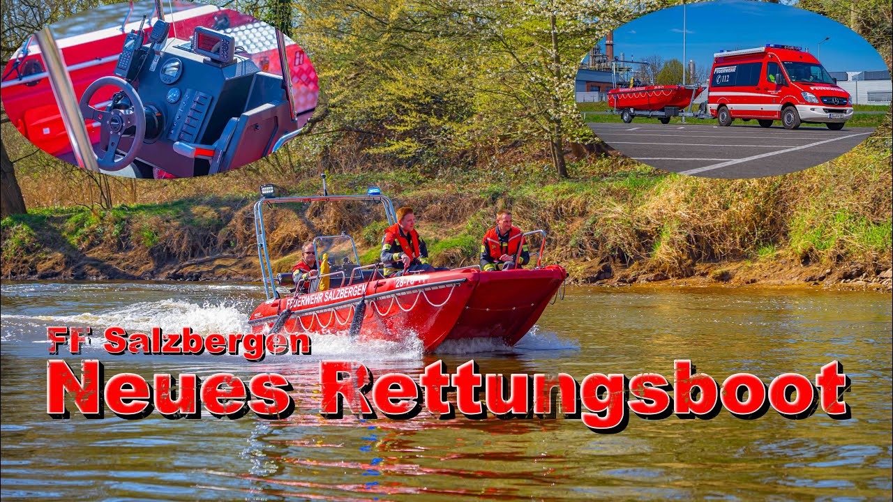 Freiwillige Feuerwehr Salzbergen neues Rettungs- und Transportboot RTB 2