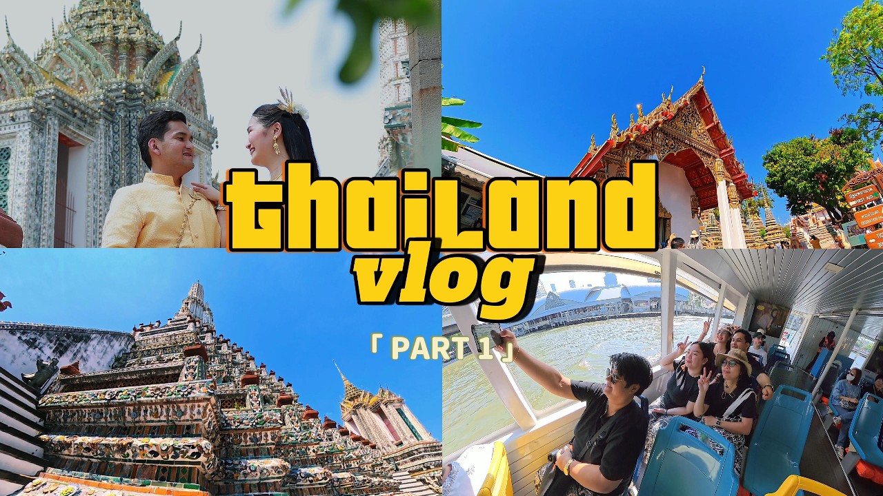 THAILAND VLOG:  Exploring Chatuchak, December's, Temples, ICONSIAM, and Khao San Road | Part 1 ✈️