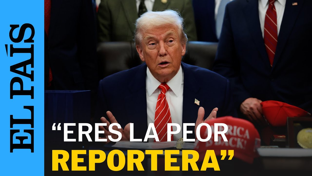 DONALD TRUMP regaña a periodista de CNN tras pregunta sobre EPSTEIN | EL PAÍS