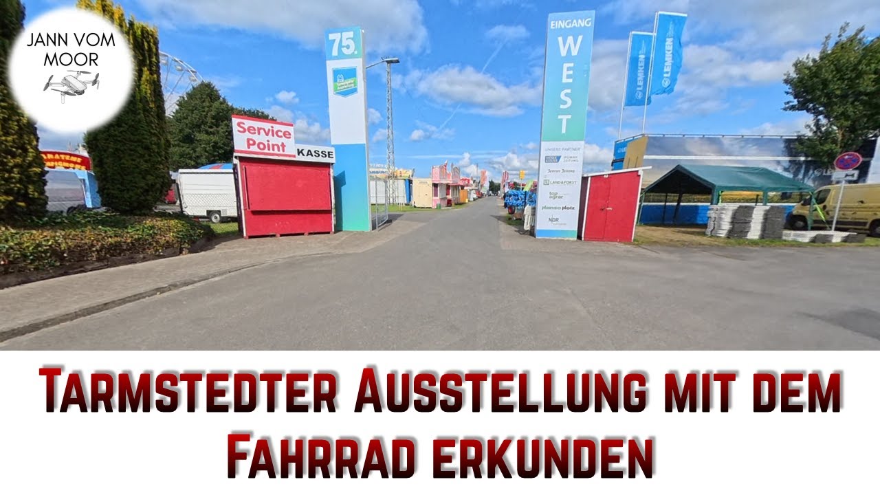 Tarmstedter Ausstellung 2025 auf dem Fahrrad mit Insta360 X5