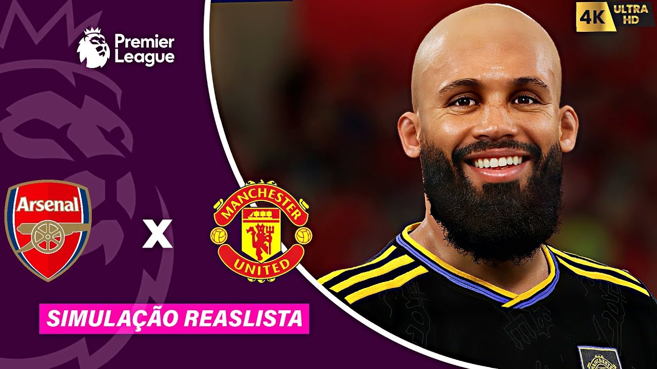 Asenal vs Manchester United | Premier League 25/26 | Simulação 4K60FPS Realista | Gogosz Patch.