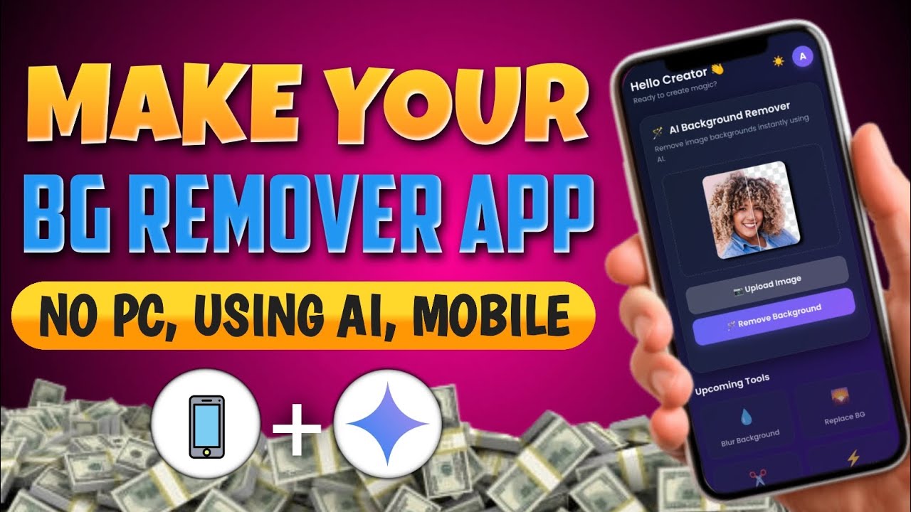 AI Background Remover App Kaise Banaye | Mobile Se 🔥
