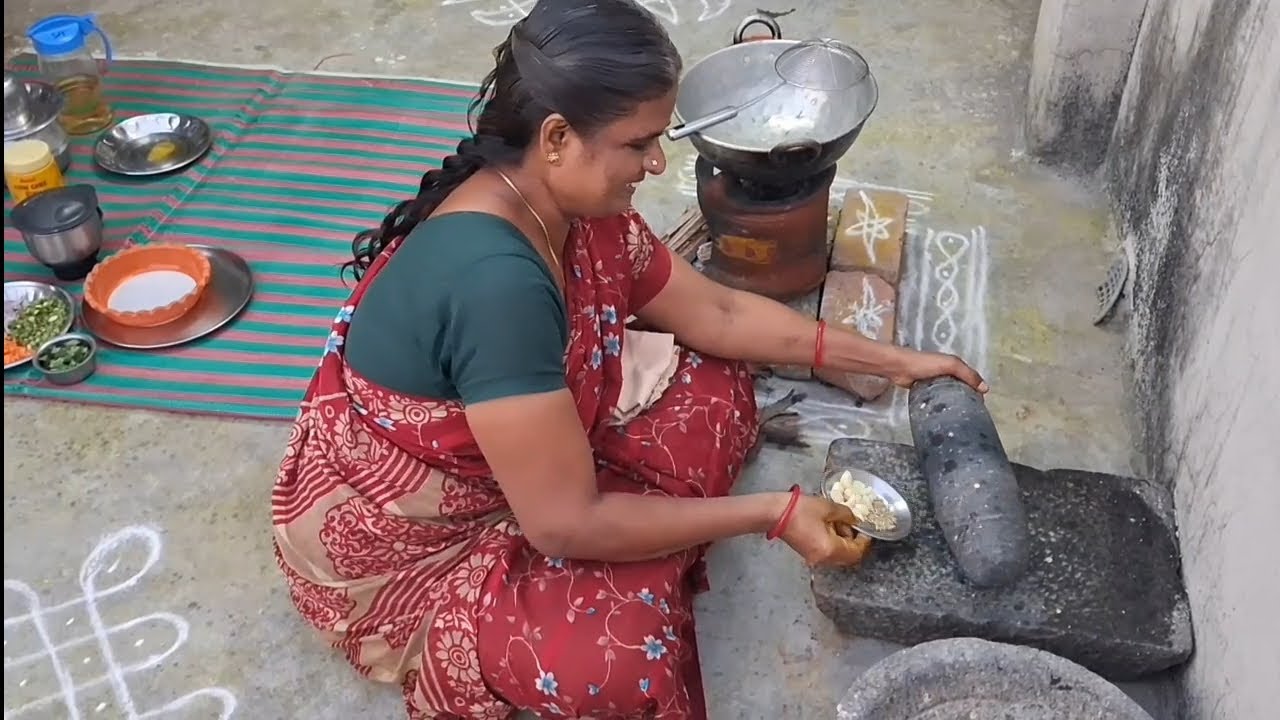 காய்கறி பகோடா அம்மியில் அரைத்து சுடலாம் வாங்கமா