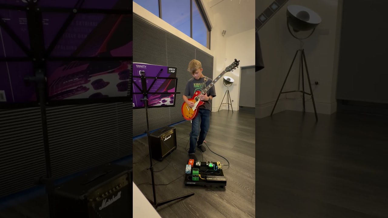 Trinity (FULL MARKS- distinction) grade 8 rock and pop guitar- The Trooper 