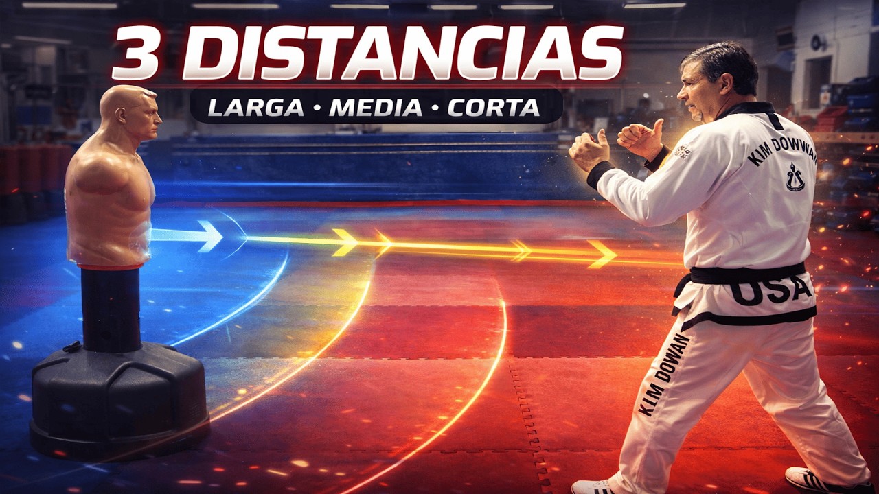 Las 3 distancias en Taekwondo | Larga, media y corta