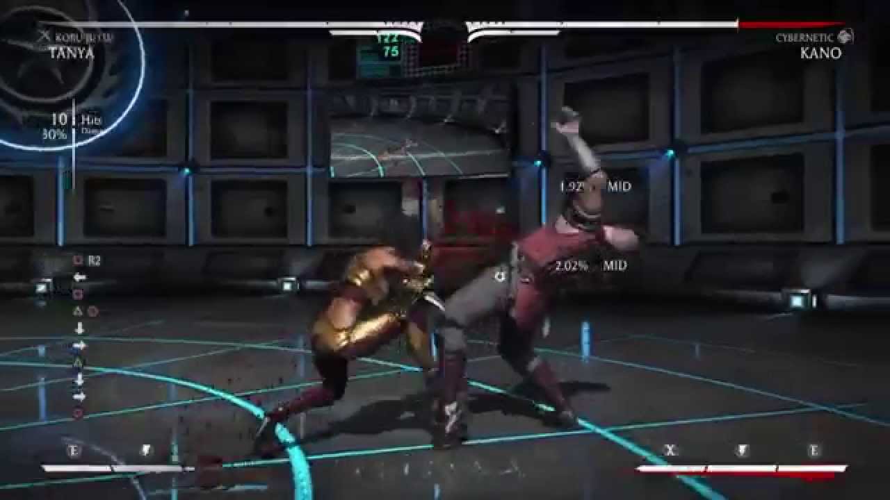 Mortal Kombat X Tanya Kobu Jutsu combos