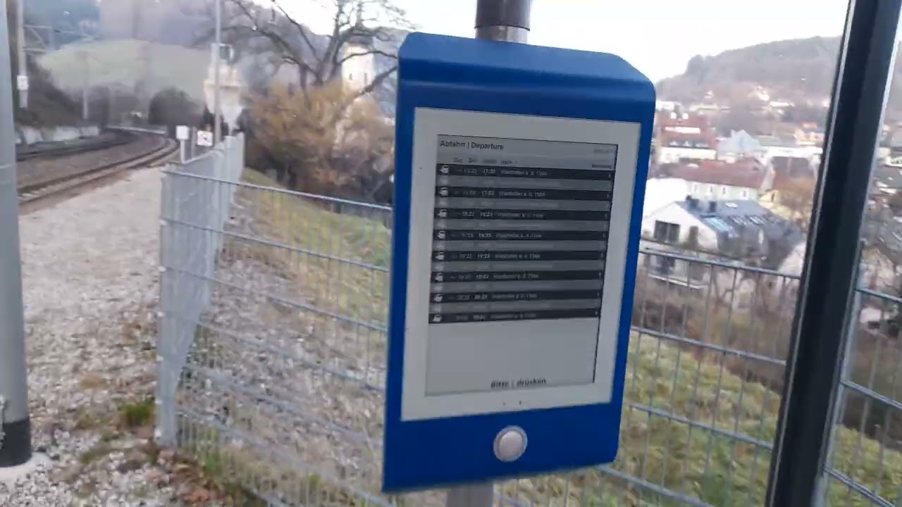 Haltestelle Waidhofen/Ybbs Kupferschmiedgasse um kurz nach 17:15 am 26.02.2026 