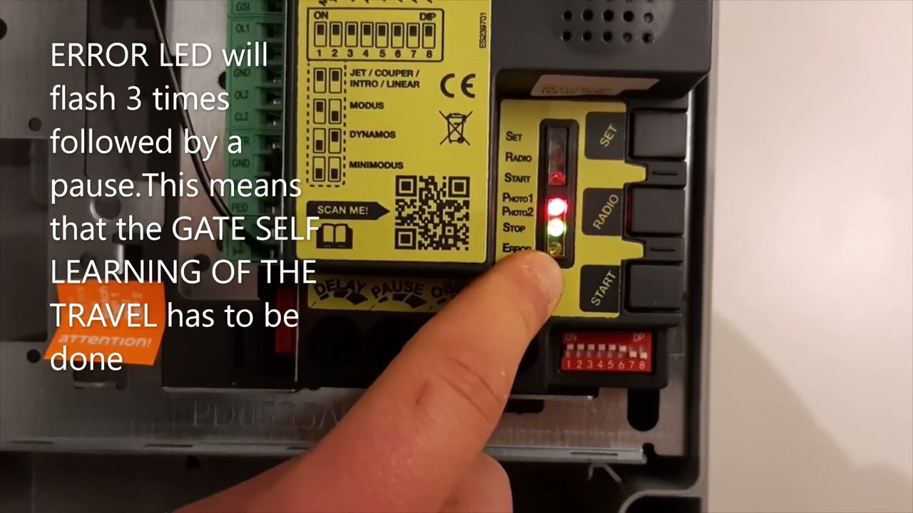 3 STARG824NG SWING GATES CONFIGURATION