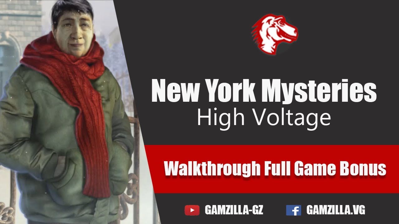 Lets Play New York Mysteries 2 High Voltage Walkthrough Full Game Gameplay Bonus 1080 HD PC Gamzilla