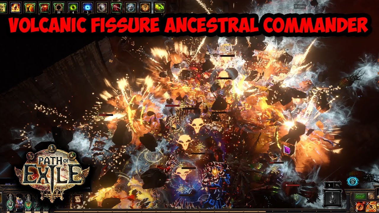 volcanic fissure ancestral commander is an absolute beast | Path of Exile 3.25 Legacy of Phrecia