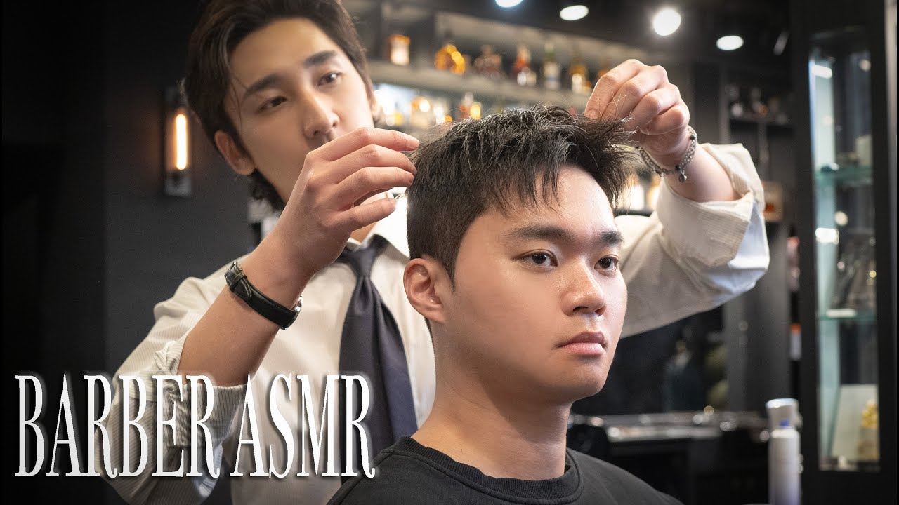 ASMR BARBER💈- 숏가일 가볍게 자르는방법 여름 남자머리추천 l The REVE Hair ASMR (바버샵 ASMR)