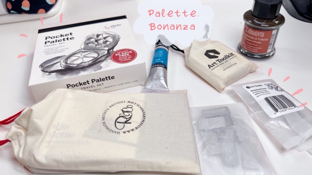 Palette Haul - Art Toolkit & Etchr
