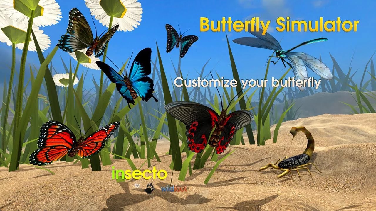 Butterfly Simulator By Wild Foot Games - Android / iOS - Gameplay