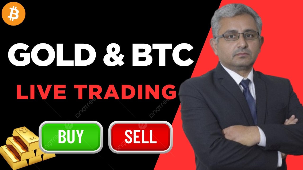 Live Gold & Bitcoin Market Analysis | Practical & Educational Trading Session no.1624