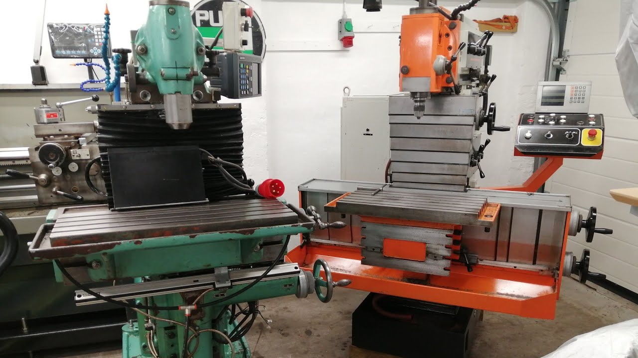 Prvomajska alg100 toolroom mill are sold and the INTOS FNGJ20 moved into the shop. - Crowded shop