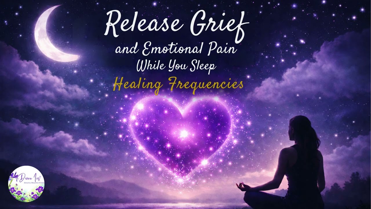 Release Grief While You Sleep💜 Deep Emotional Healing | Deep Relaxation & Subconscious Reset