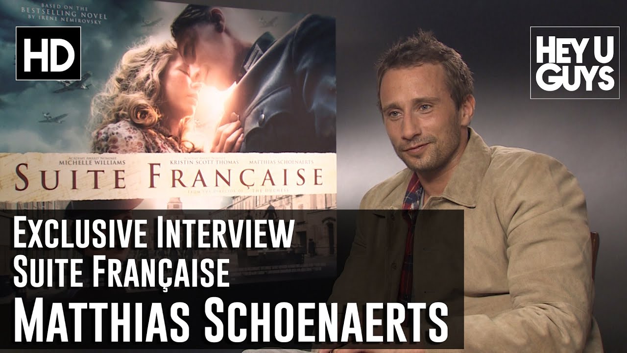 Matthias Schoenaerts Exclusive Interview - Suite Française