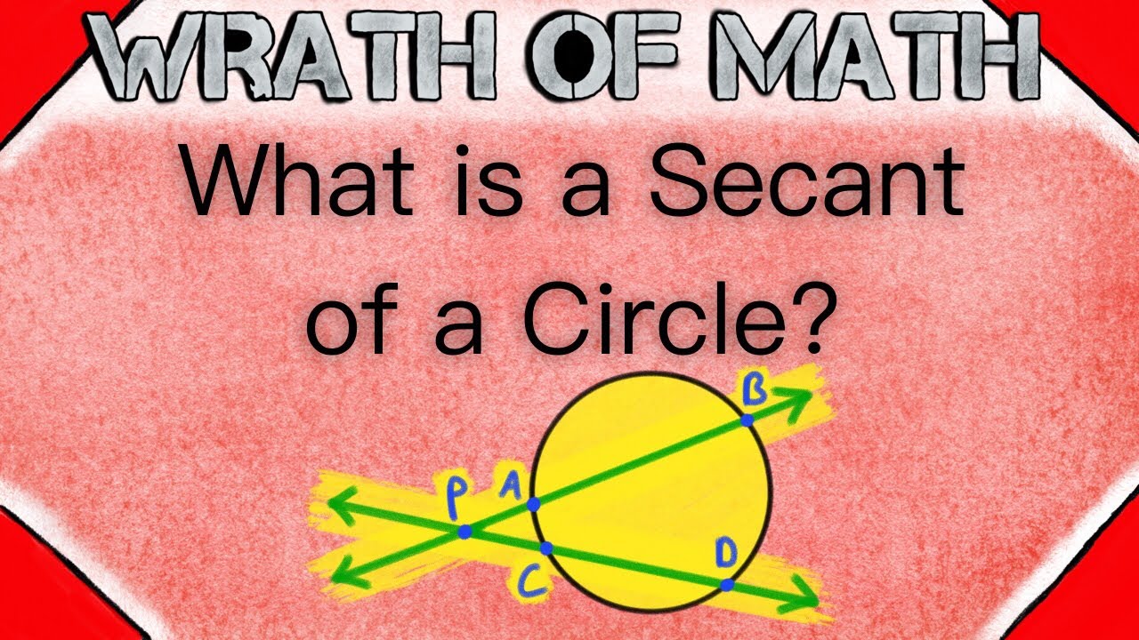 What is a Secant of a Circle? | Geometry, Secants, Circles