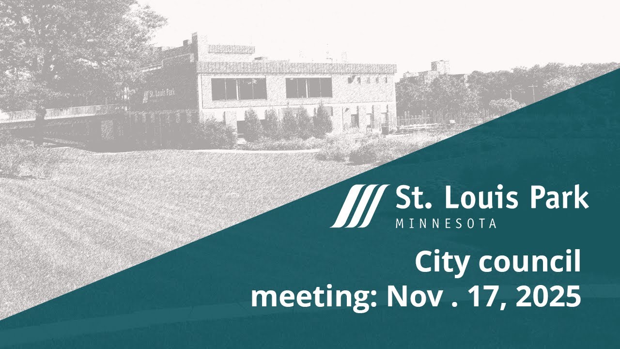 St Louis Park City Council Meeting Nov 17 2025