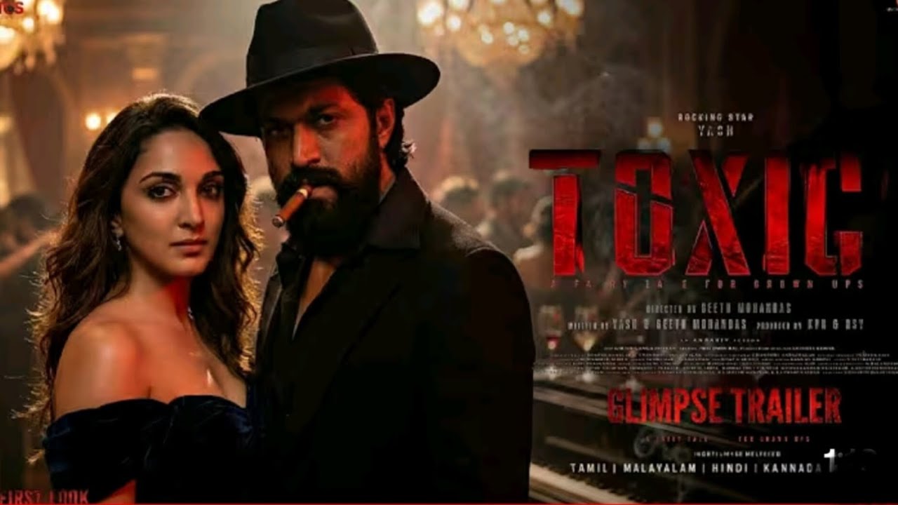 TOXIC - Glimpse Trailer |Rocking Star Yash | Kiara Advani| Geetu Mohandas Fan Made Al#viral#trending