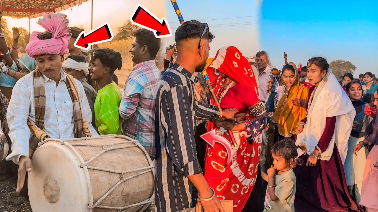 झाबुआ की आदिवासी शादी में मंडल Ka Dance Timli Girls New 2026 Aadivasi viral Jhabua New 2026 Timli