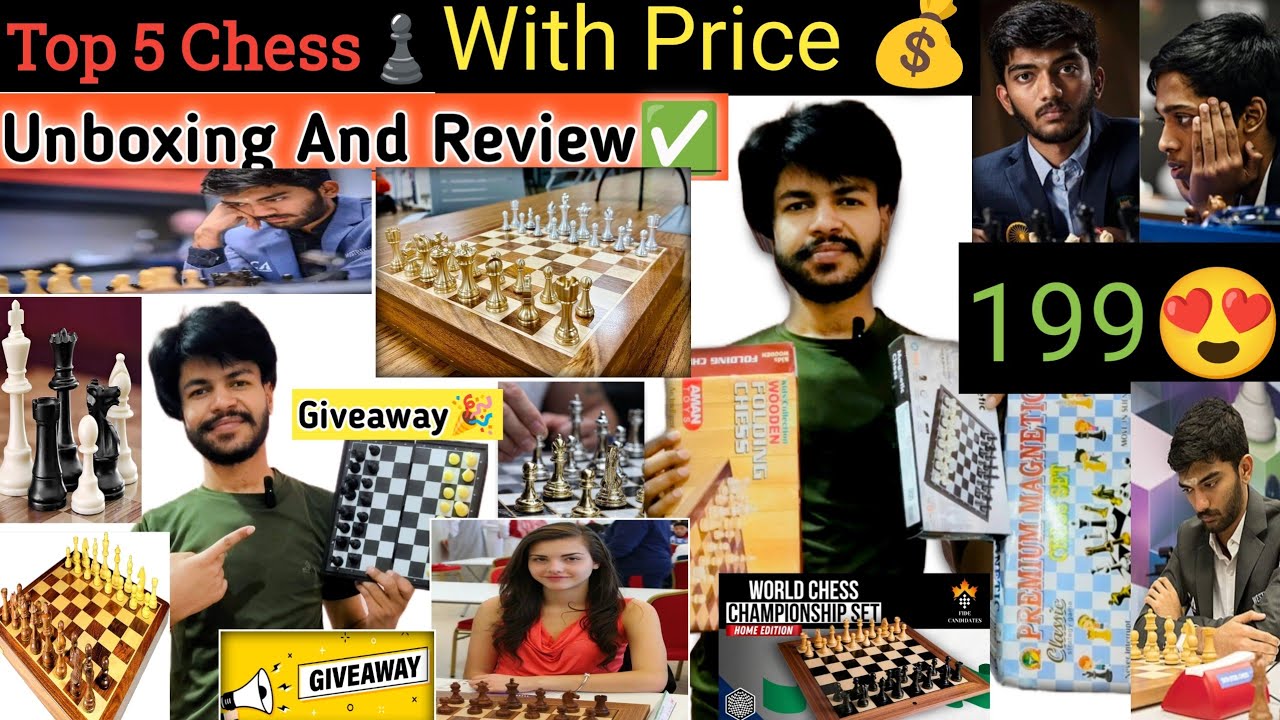 Top 5 Chess🔥Board In World Unboxing And Review✅|Premium Quality Chess Only 199😍