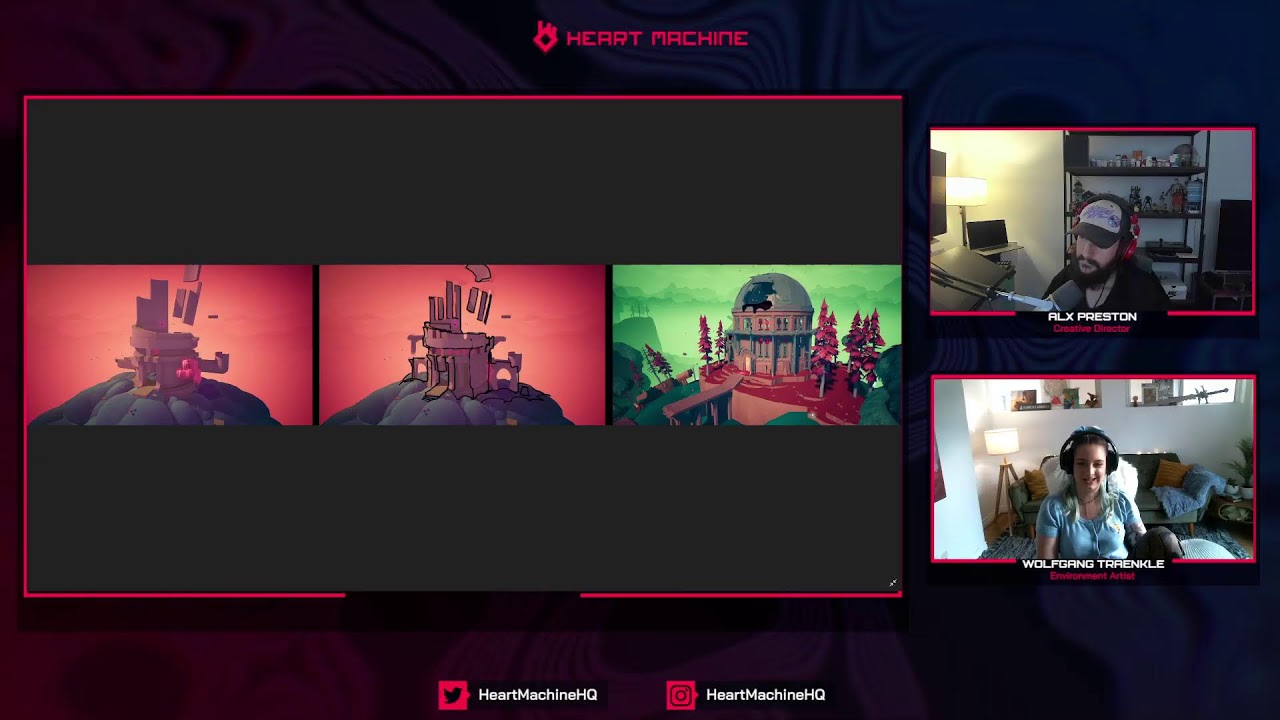 Heart 2 Heart: Wolfgang Traenkle, Environment Artist + Alx Preston