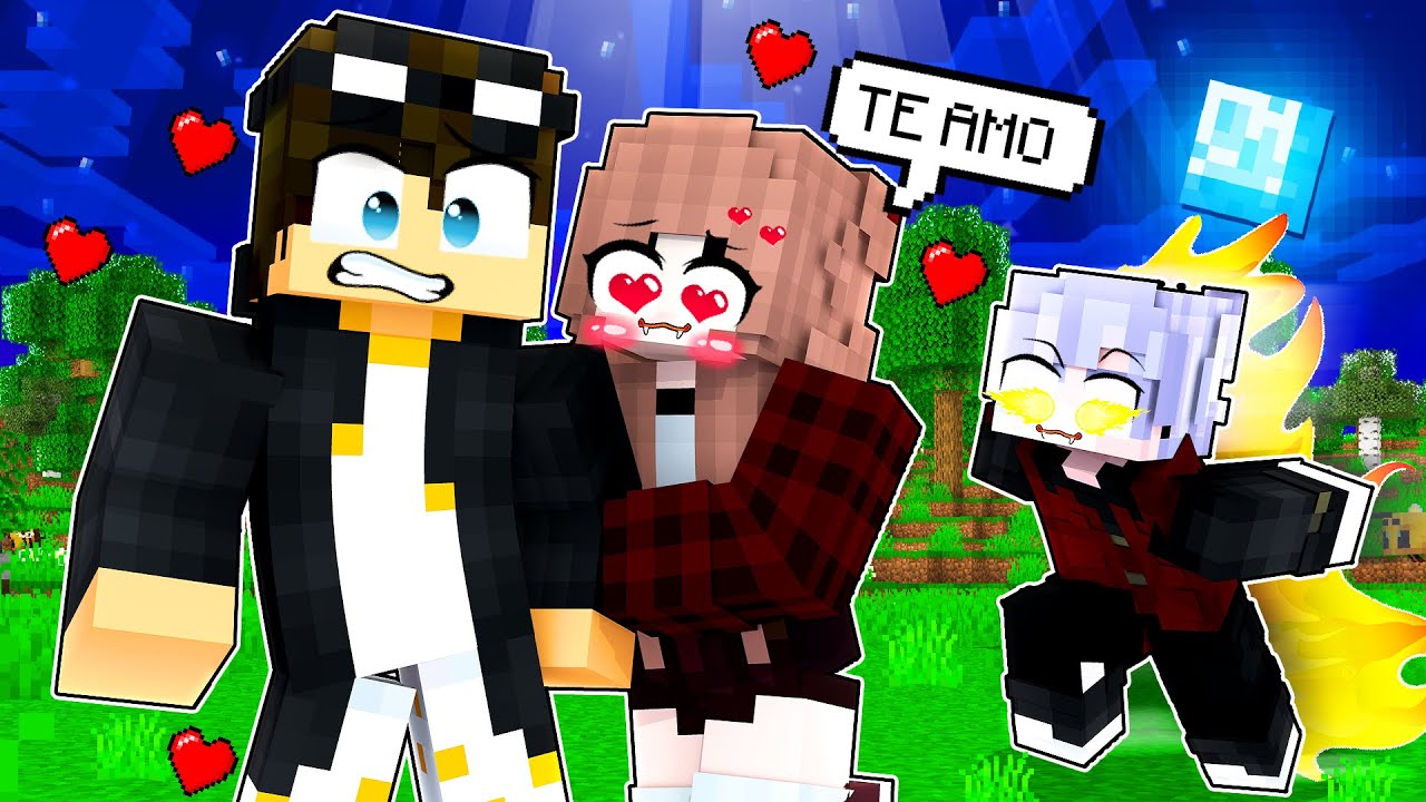 STHAN ROUBOU A NAMORADA DE UM VAMPIRO NO MINECRAFT!!