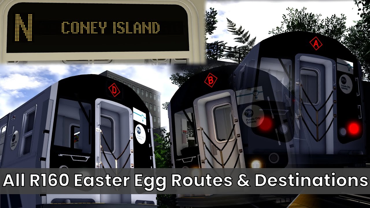Roblox PTA | All R160 Easter egg Routes & Destinations