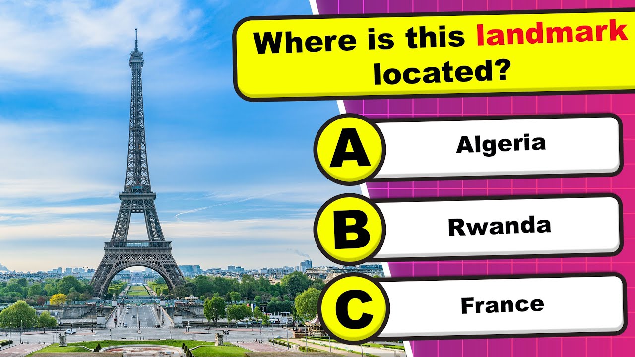 Guess the Country by the Landmark Quiz 🗼⛩️🕌
