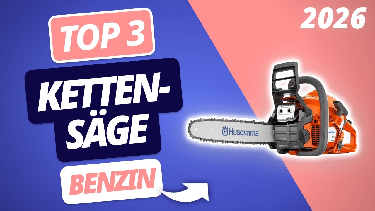 Die beste MOTOR KETTENSÄGE 2026 | TOP 3 Kettensägen im Vergleich