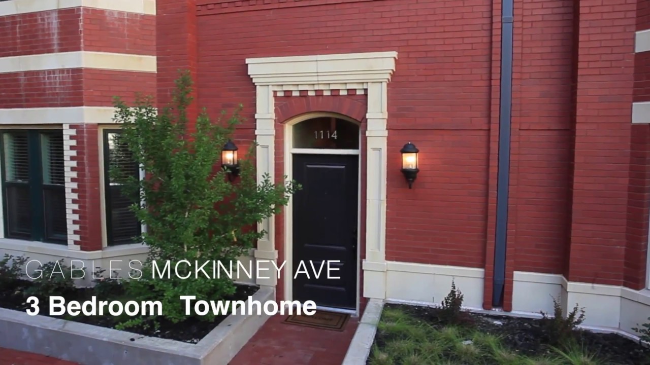 Gables McKinney Ave. 3 Bedroom Townhome Walkthrough