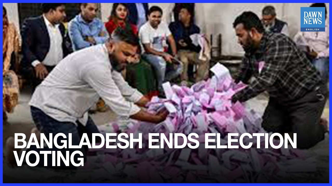 Bangladesh Concludes Election with High Voter Turnout Reported | Dawn News English
