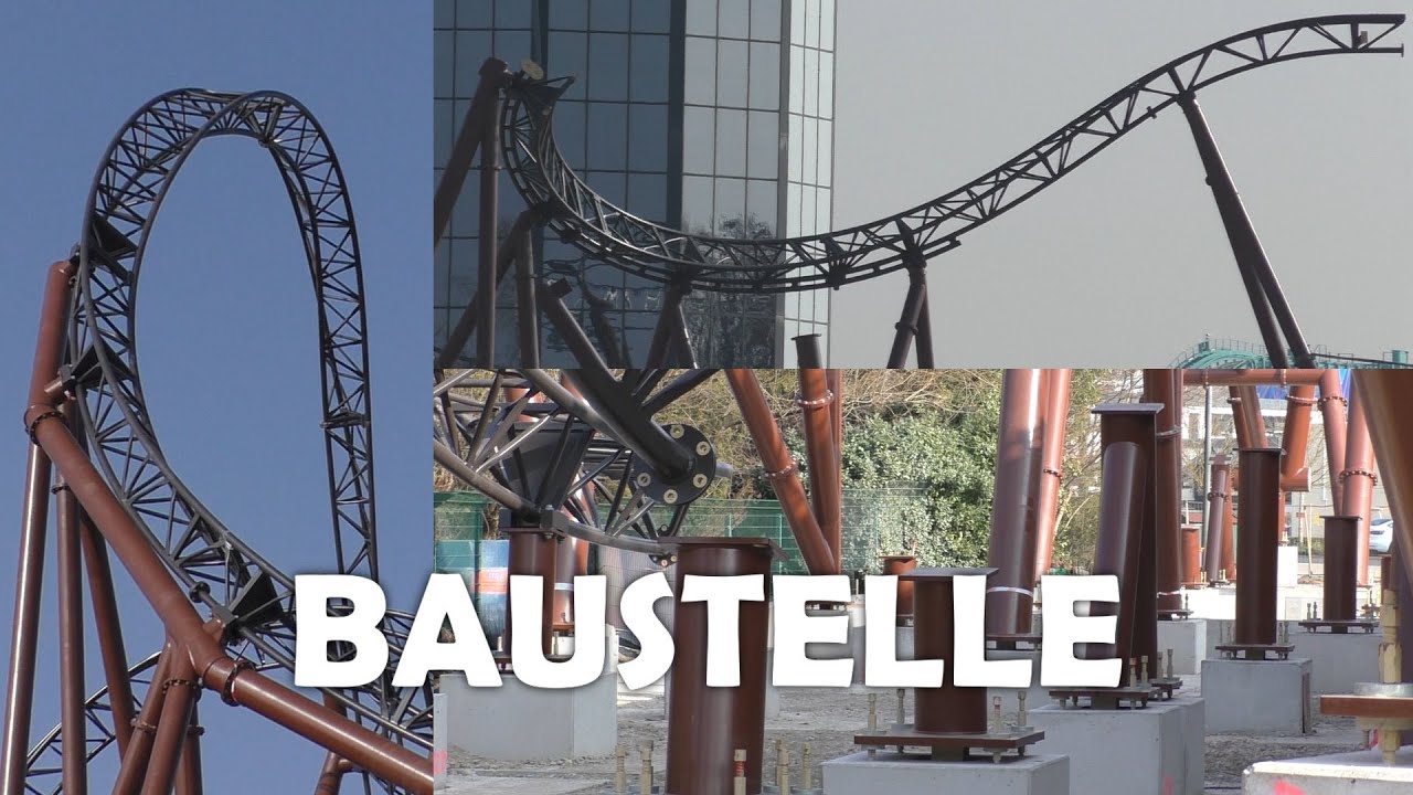 VOLTRON COASTER Baustelle vom 04.03.2023 - NEU 2024 im EUROPA-PARK