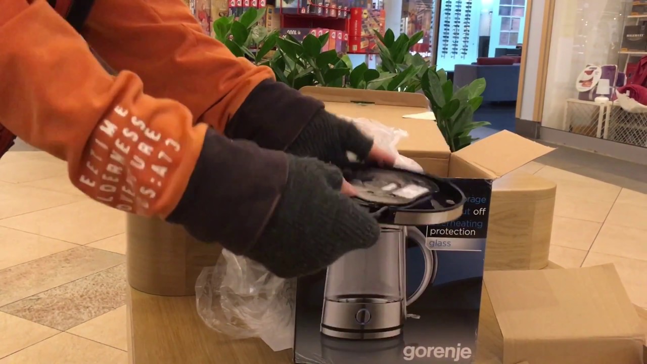 gorenje K 17 G stainless steel glass electric kettle