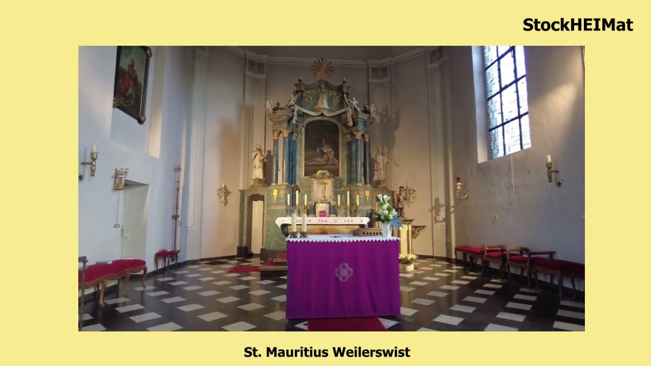 Der ehemalige barocke Hochaltar der Alten Kirche Stockheim