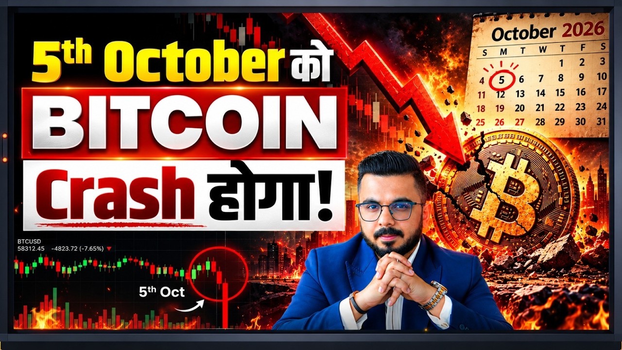 5 October Bitcoin Crash Coming 🚨 | Bitcoin Crash Prediction