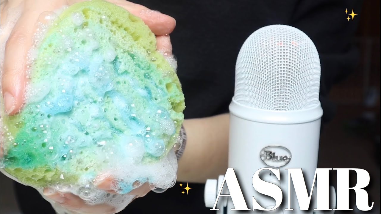 ✨ ASMR SUPER SATISFYING SPONGE SQUEEZING ✨