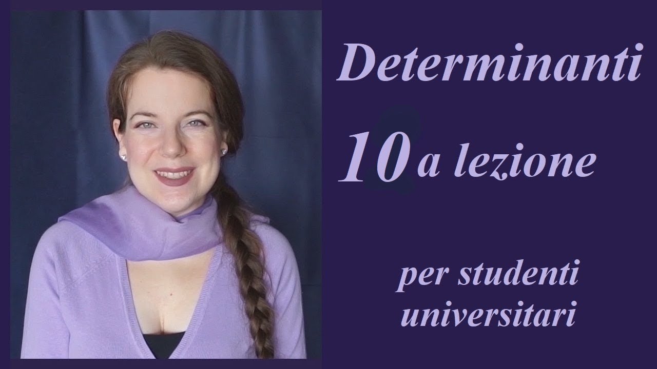 DETERMINANTI 10. Il TEOREMA di BINET e altre proprietà utili. Esercizi svolti per voi. 🙂 ❤️ 📚