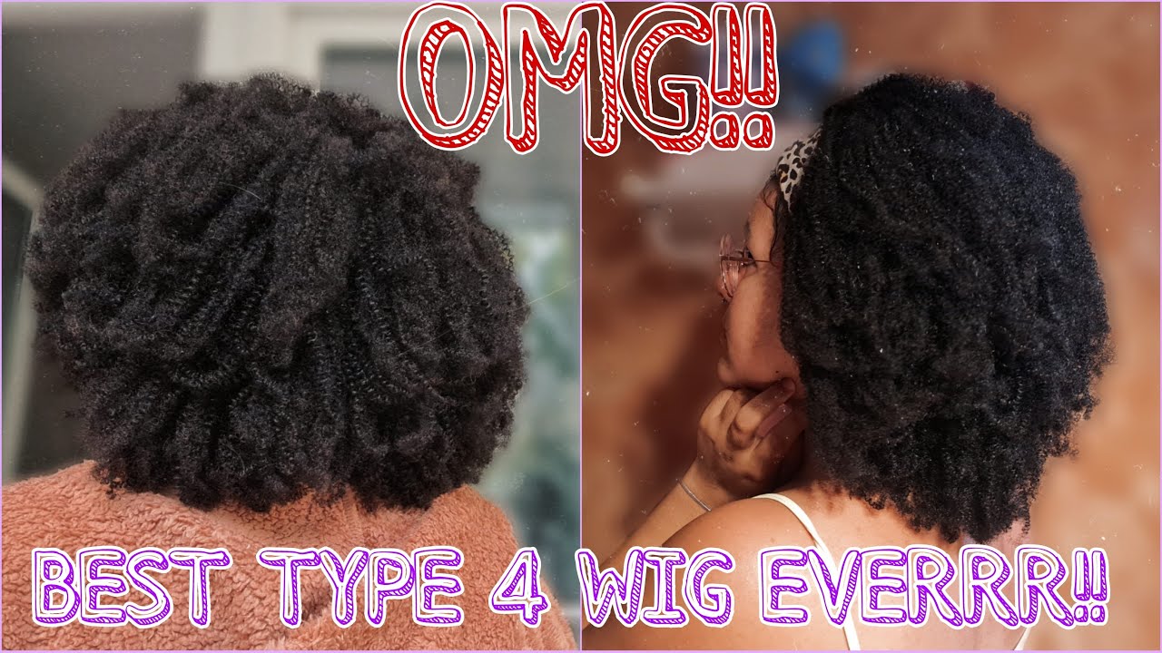 The Best 4B 4C Wig out there ! {feat. CurlsCurls} - afro kinky 16 inch